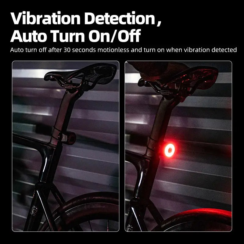 XOSS XR Pro Taillight Auto Brake Sensing Waterproof Rechargeable Bicycle Rear Lamp LED
