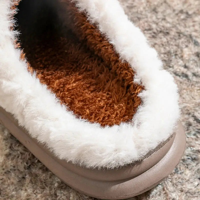 CozySteps Womens Winter Slippers Plush Fleece Lined Non Slip Sole Indoor Outdoor Warmth