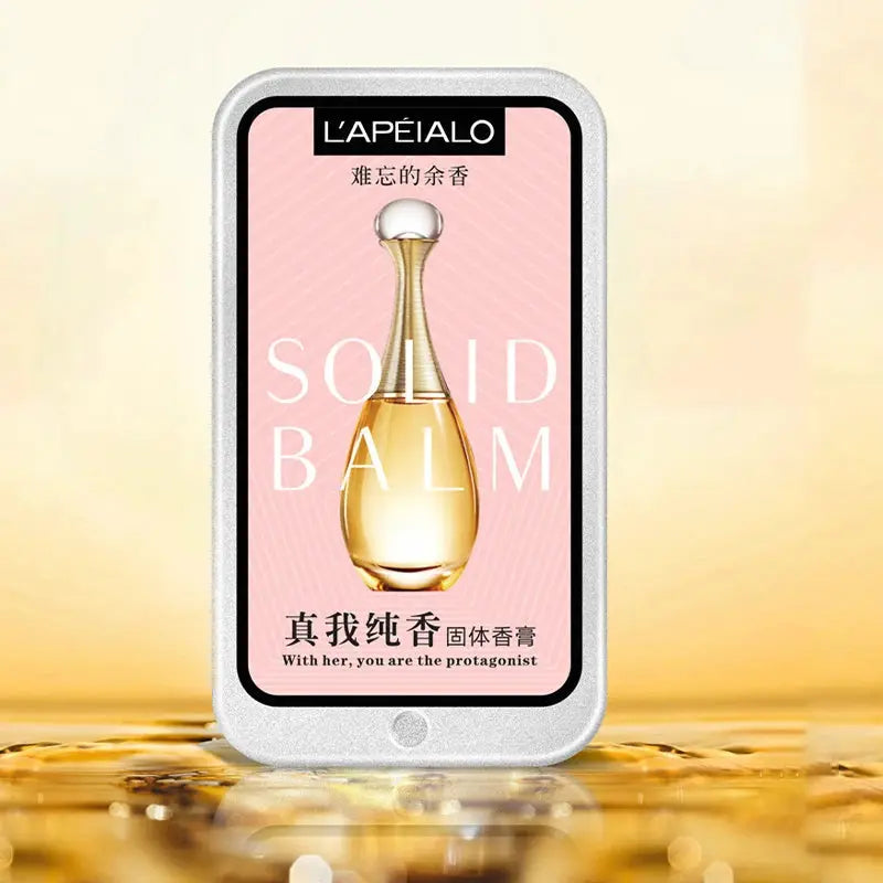 Woman Body Pheromone Perfume Solid Balm Long Lasting Light Fragrance Portable Travel Size
