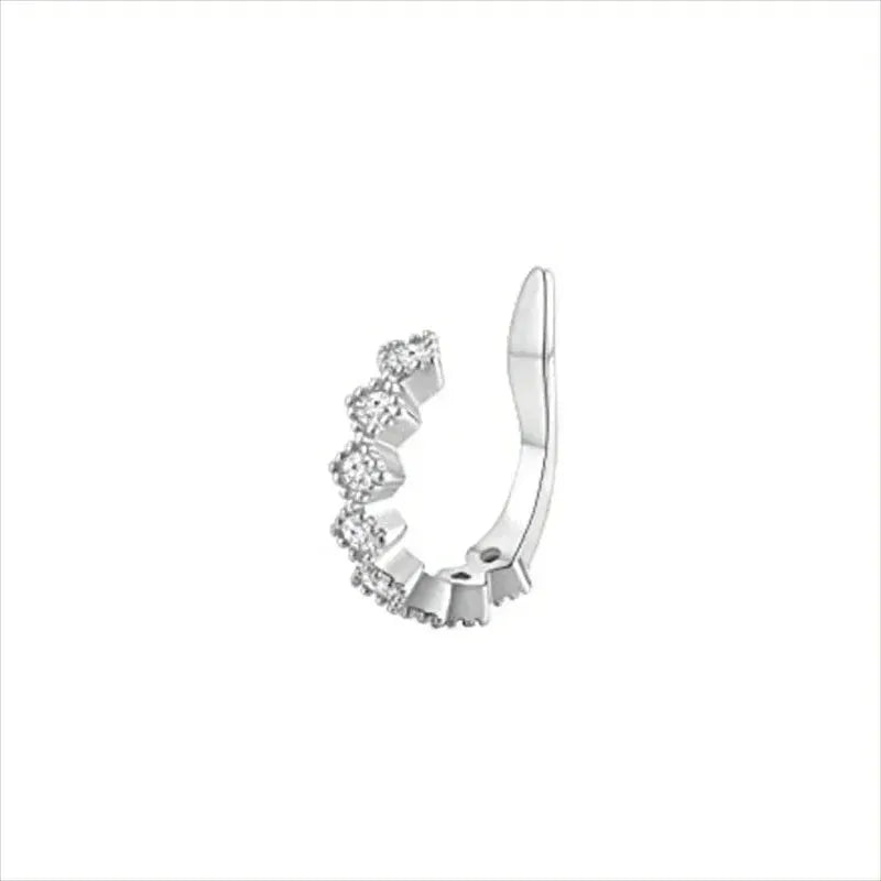 Cute Metal Leaf Earcuff Clip On Earring For Women And Girls No Piercing Cartilage Earring