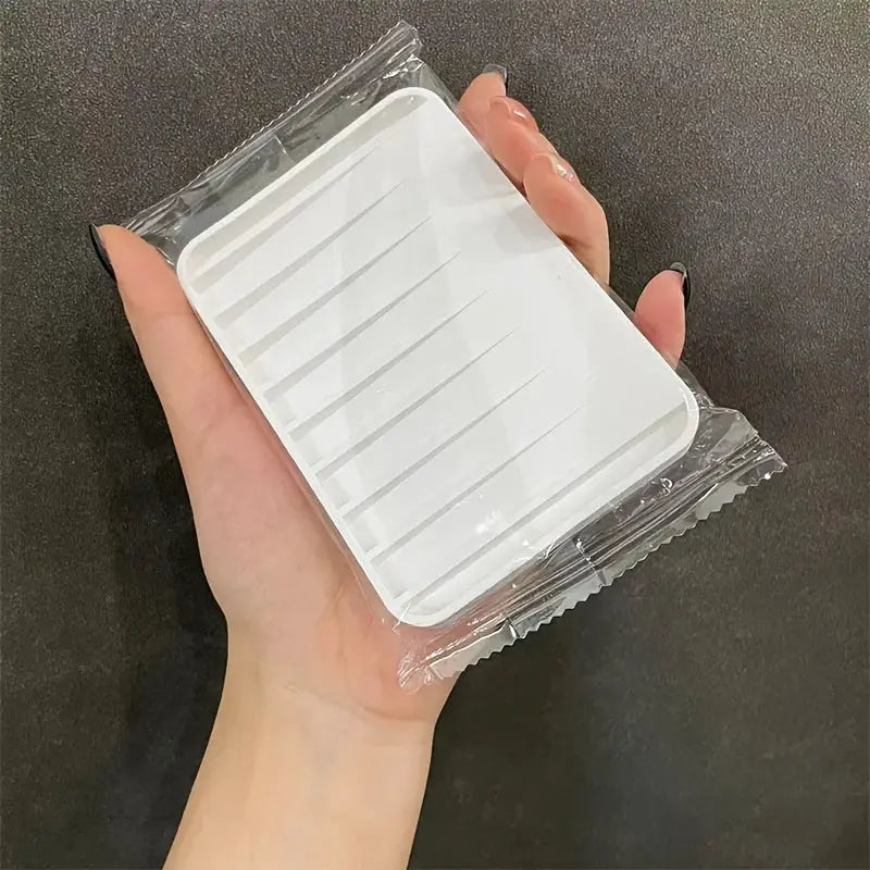 SmartChoice Silicone Self Draining Soap Holder Non Slip Countertop For Kitchen And Bathroom