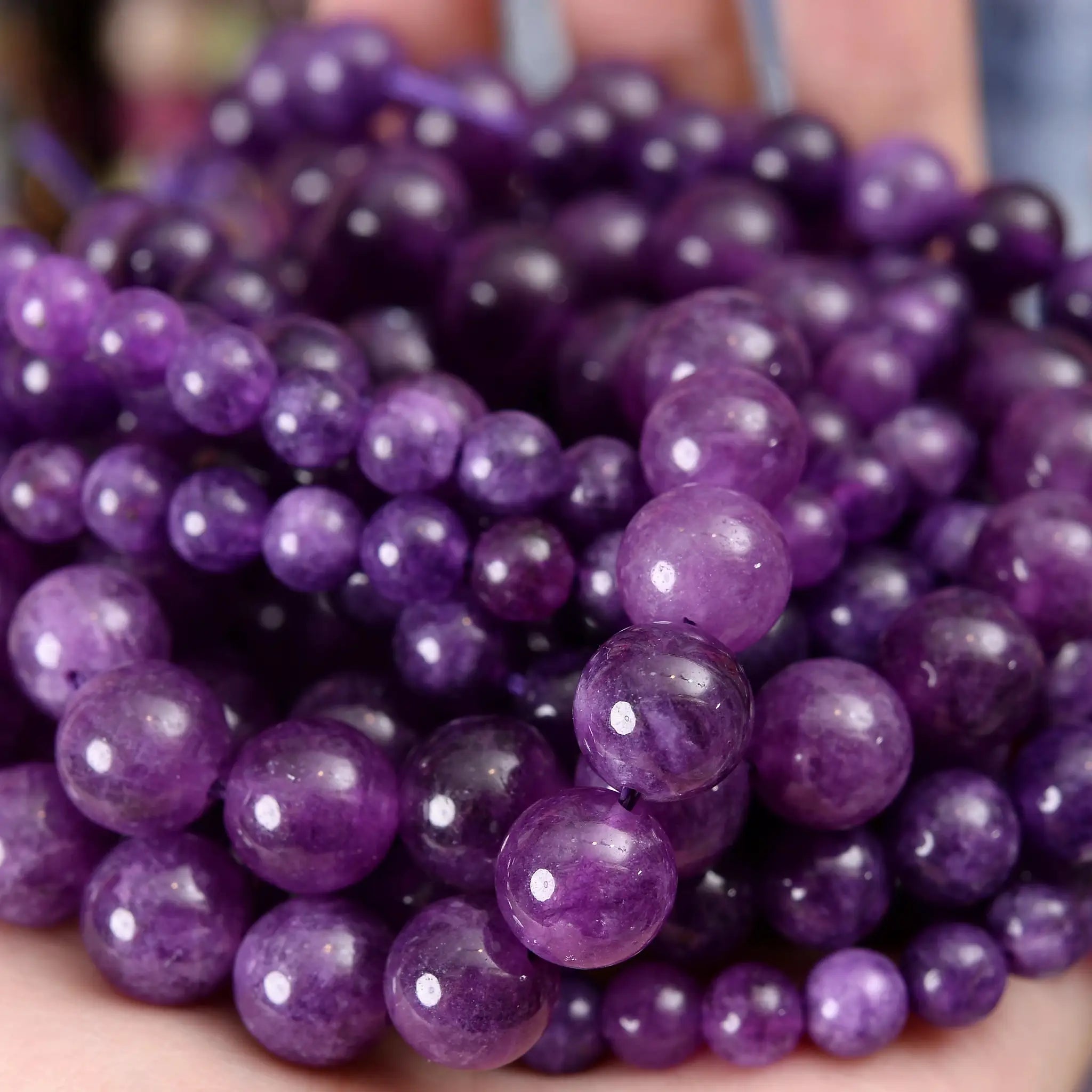 Natural Stone Beads Lava Jasper Tiger Eye Quartz Agate Round Beads 4 To 12mm For Jewelry Making DIY Bracelet Accessories