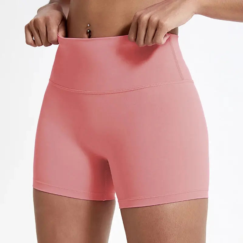 Hearuisavy Womens Running Shorts Compression High Waist Buttock Lift Leggings For Cycling Yoga Breathable Fitness Gear