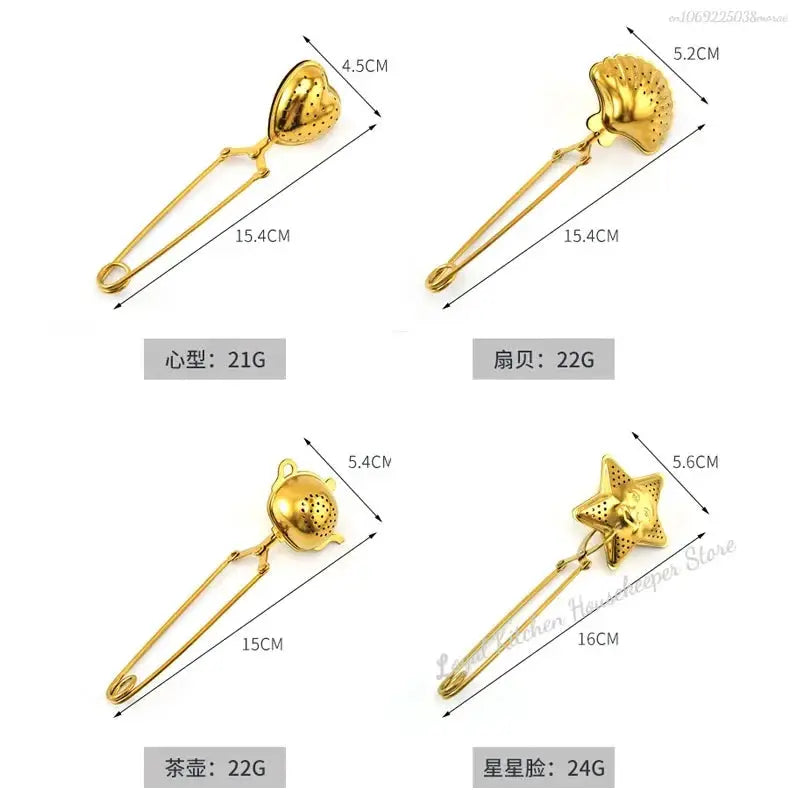 Stainless Steel Tea Infuser Sieve For Loose Leaf Tea And Spices Tea Strainer Filter Ball