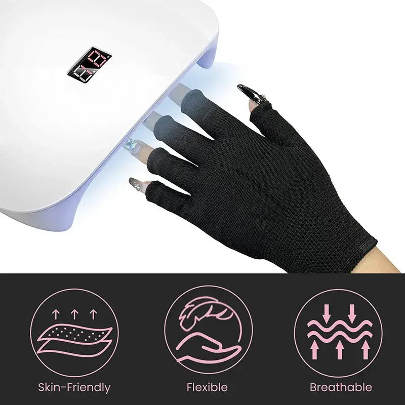 Black Wear Resistant Work Gloves For Men And Women Knitted Nylon Breathable Elastic Outdoor Protective Gloves