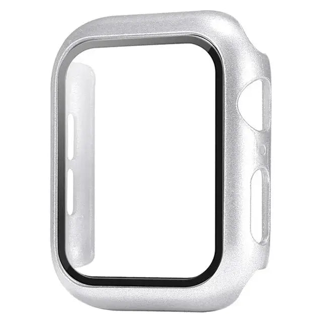 Glass+Cover For Apple Watch case 44mm 40mm 41 42 45 mm 49mm 46mm Screen Protector iWatch series Ultra 10 9 8 7 6 SE 5 Accessorie