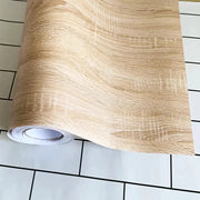 EverWood Wood Wallpaper Self Adhesive Vinyl Peel And Stick Classic Wood Grain Waterproof Removable For Renovations