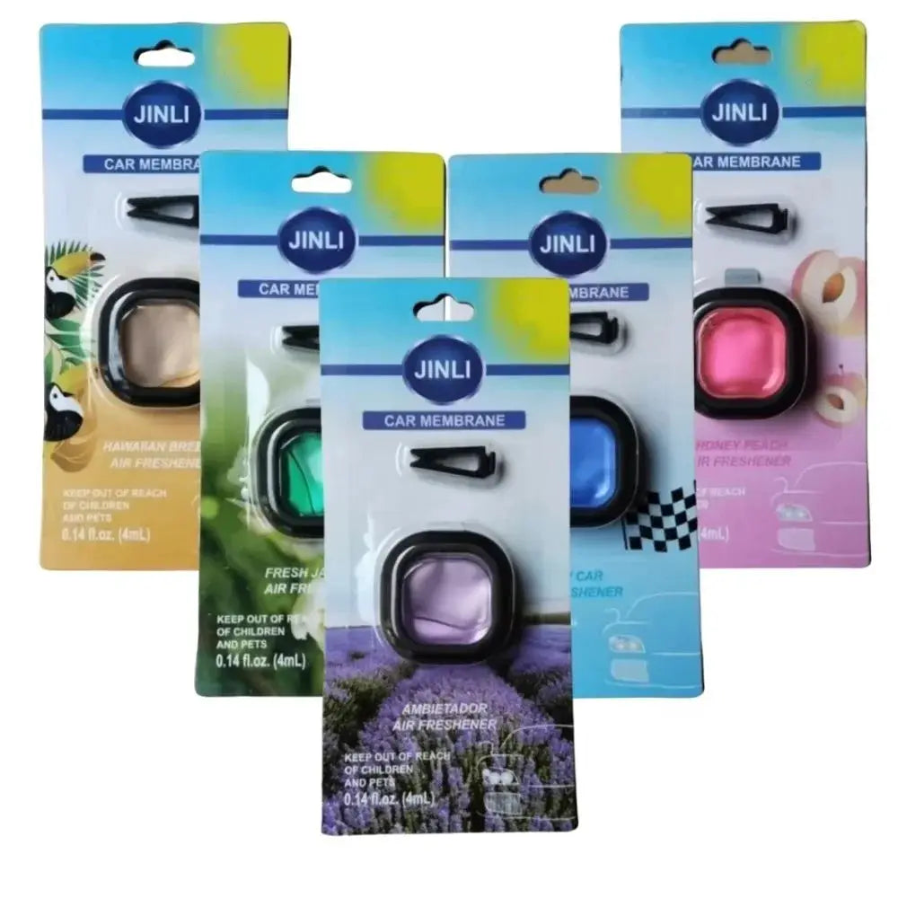 Long-Lasting Car Air Freshener Vent Clip With Essential Oil Scent Odor Eliminator Alcohol-Free 0.14oz