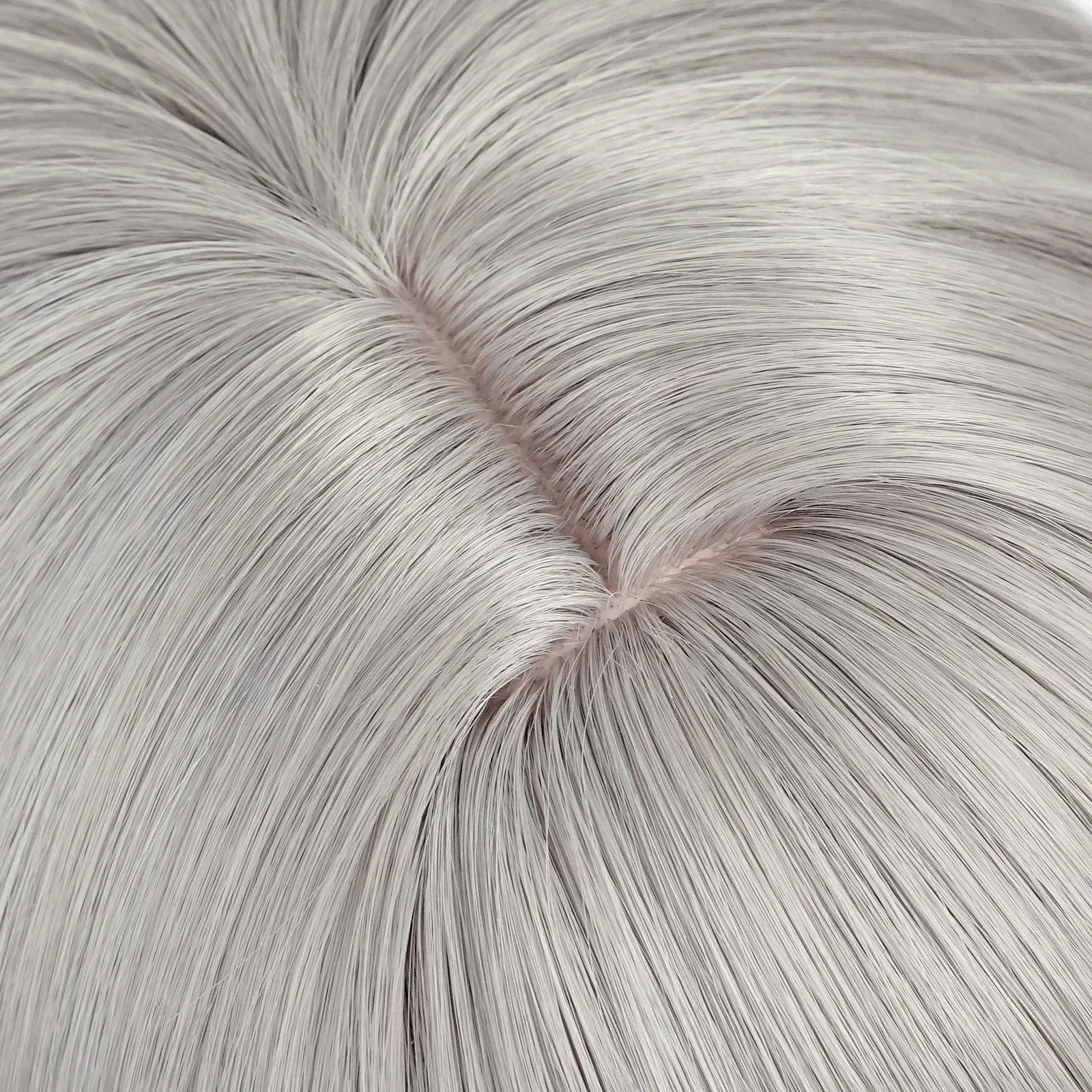Cosplay wig, silver-gray synthetic hair with bangs for Honkai: Star Rail Trailblazer Caelus Stelle by Simples Market