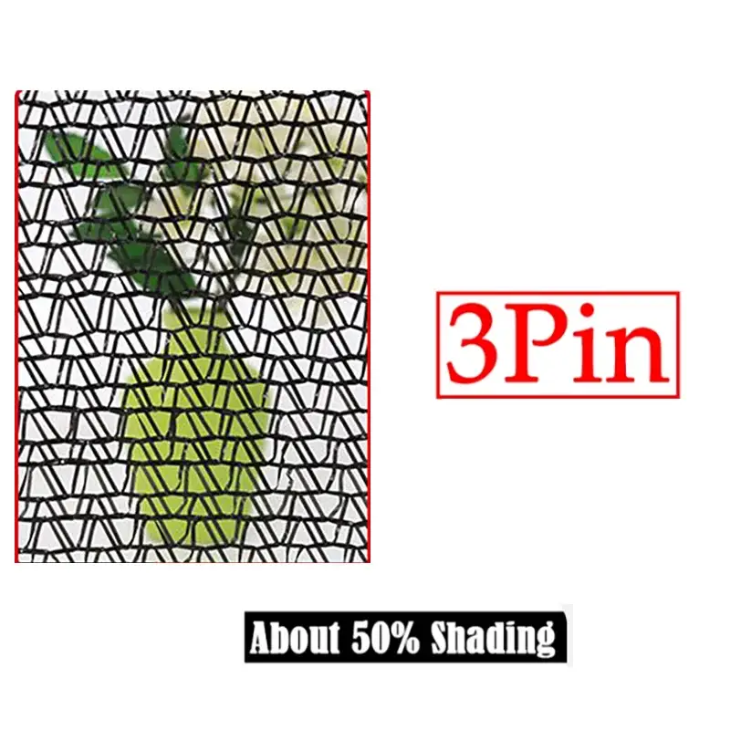 Simples Market 6x6m black shade cloth with grommets for sunshade, anti-UV garden mesh