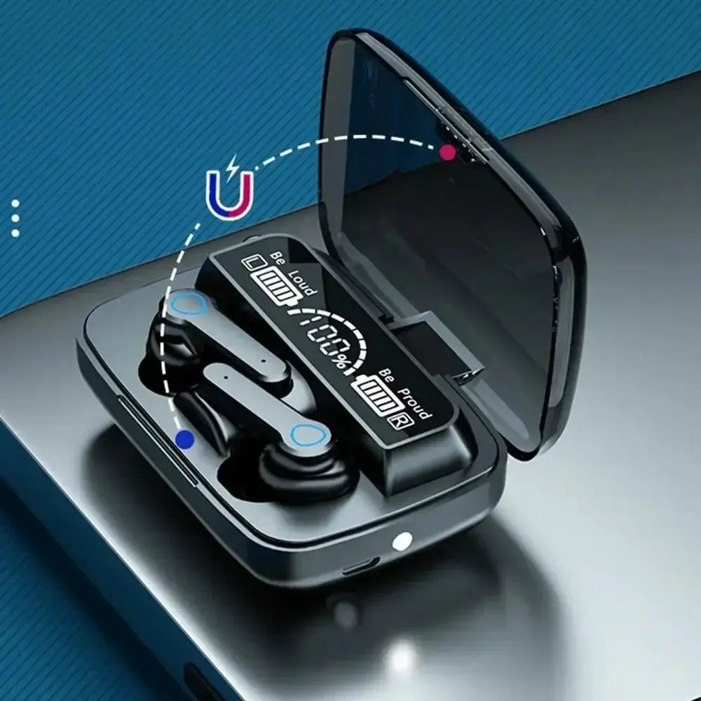 Original M19 Bluetooth Headset Wireless In Ear Sports Earphone With Intelligent Touch Control And LED Battery Display