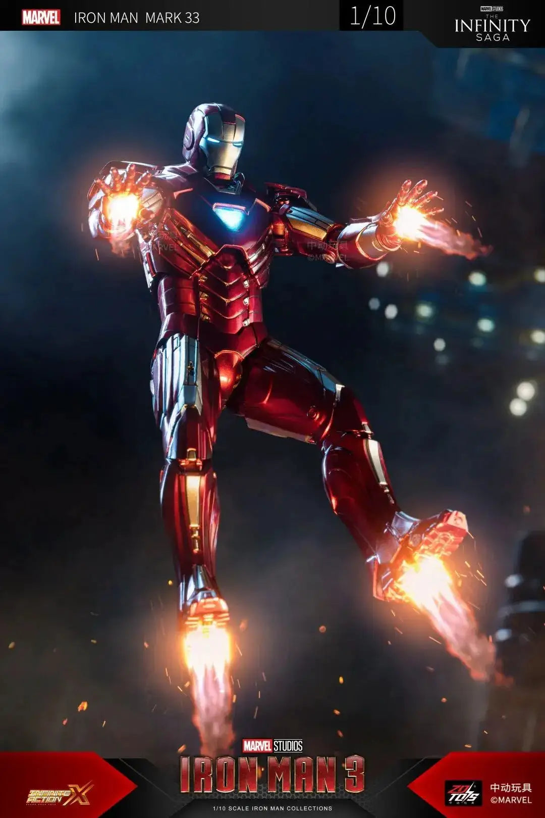 ZD Original Iron Man MK31 MK32 Piston Romeo MK10 MK19 Tiger One Tenth Scale Armor Marvel Legends Avengers Action Figure Toy