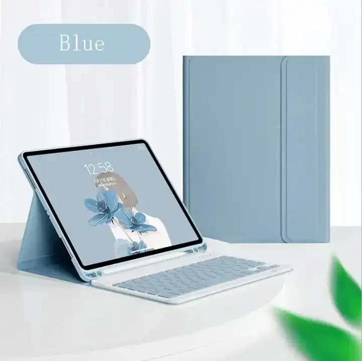 Candy Color Bluetooth Keyboard Case With Magnetic Leather Stand For iPad 10.2 Inch Gen 7 8 9 10 Pro Air Mini 5 6