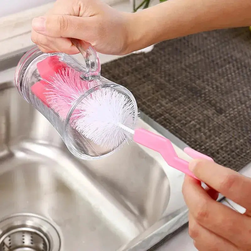 Baby Bottle Brush With Long Non Slip Handle And Fine Hair Sponge For Bottles And Cups Cleaning Tools
