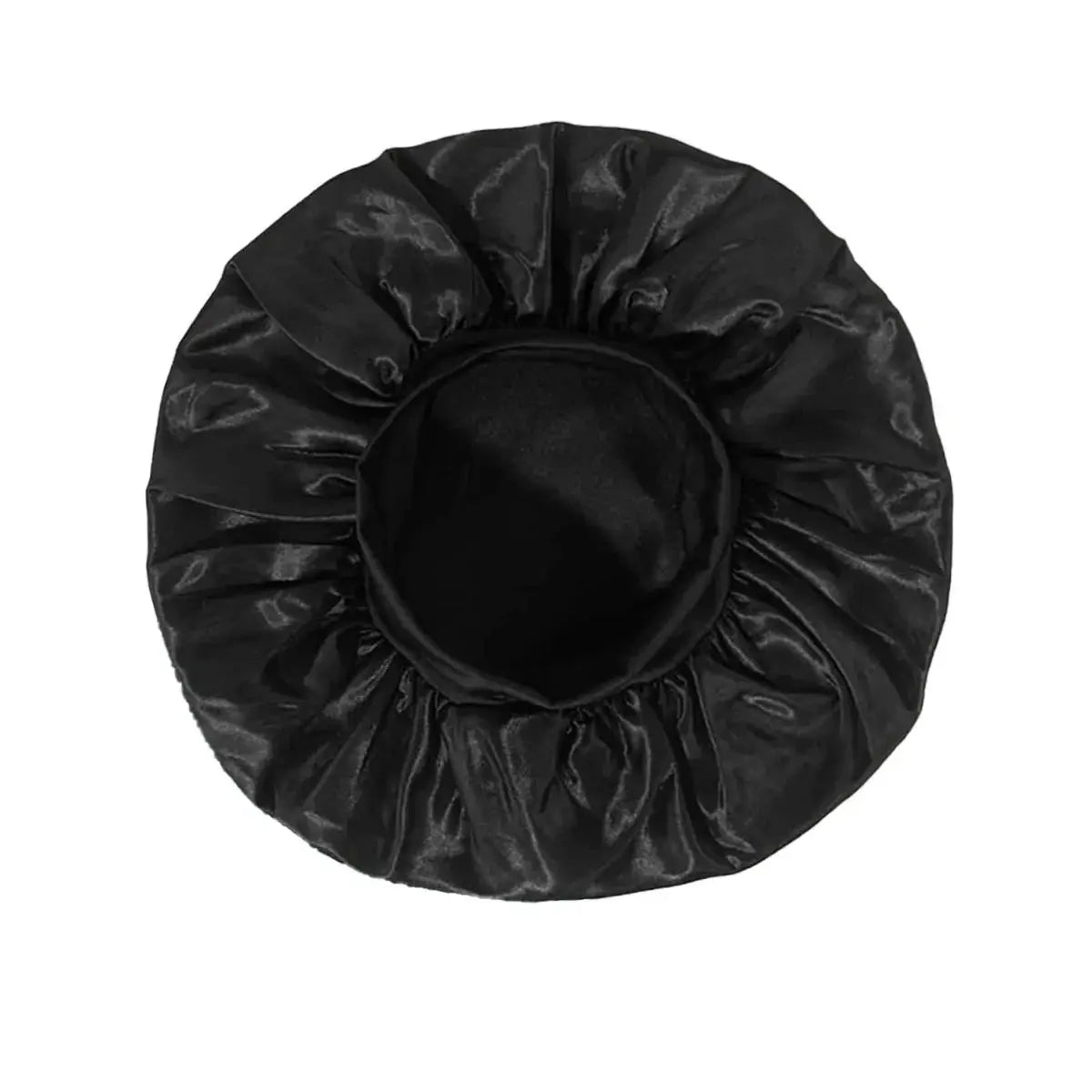 SilkGuard Satin Bonnet For Women With Wide Brim Sleep Hat And Elastic Band For Hair Protection