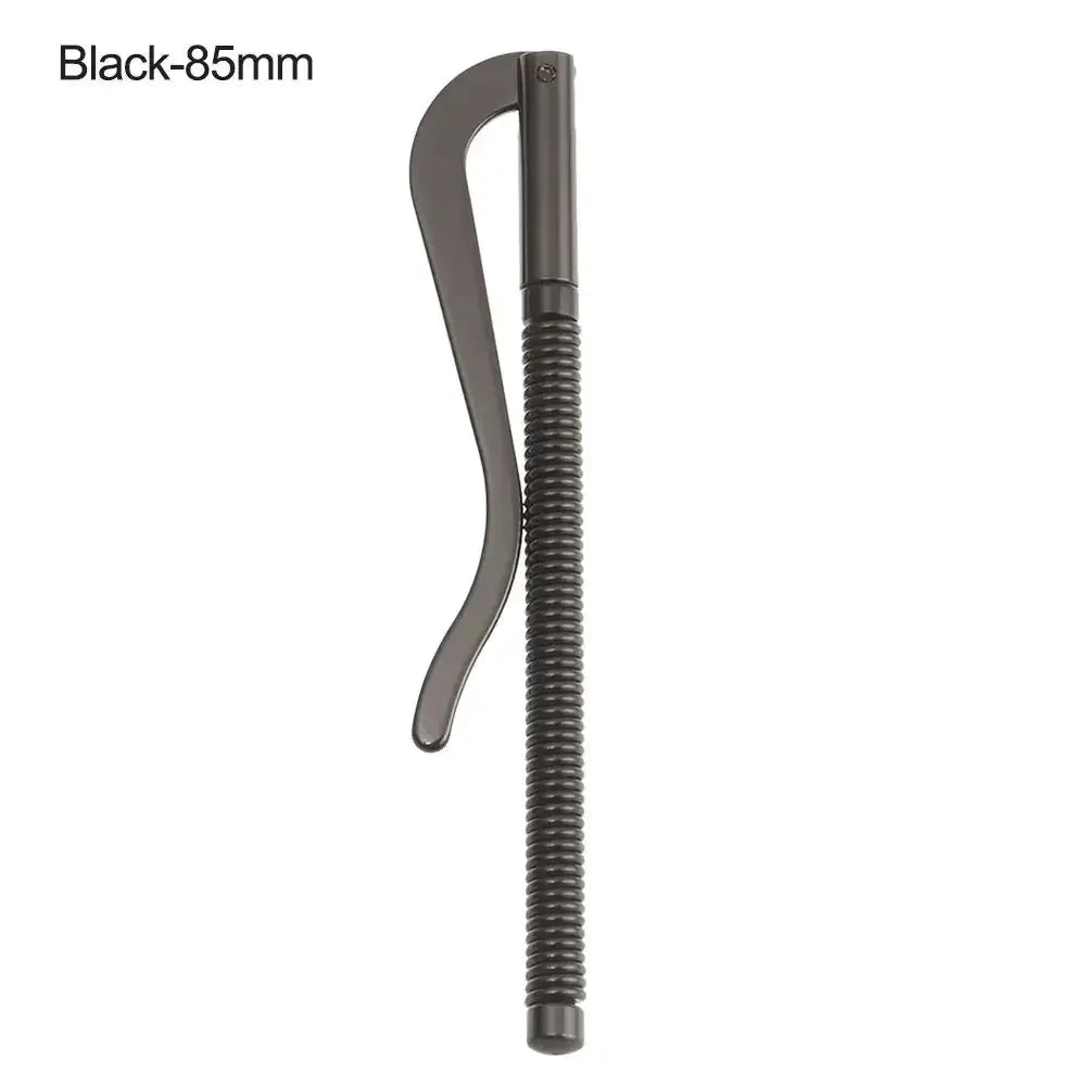 Metal bifold money clip by Simples Market, black 85mm with spring clamp