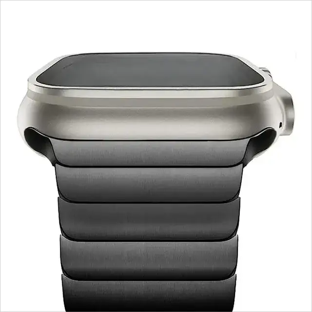 Luxury Stainless Steel Strap For Apple Watch Series 10 9 8 7 46mm 45mm 41mm  Link Bracelet Iwatch Ultra 2 49mm IWatch Metal Band