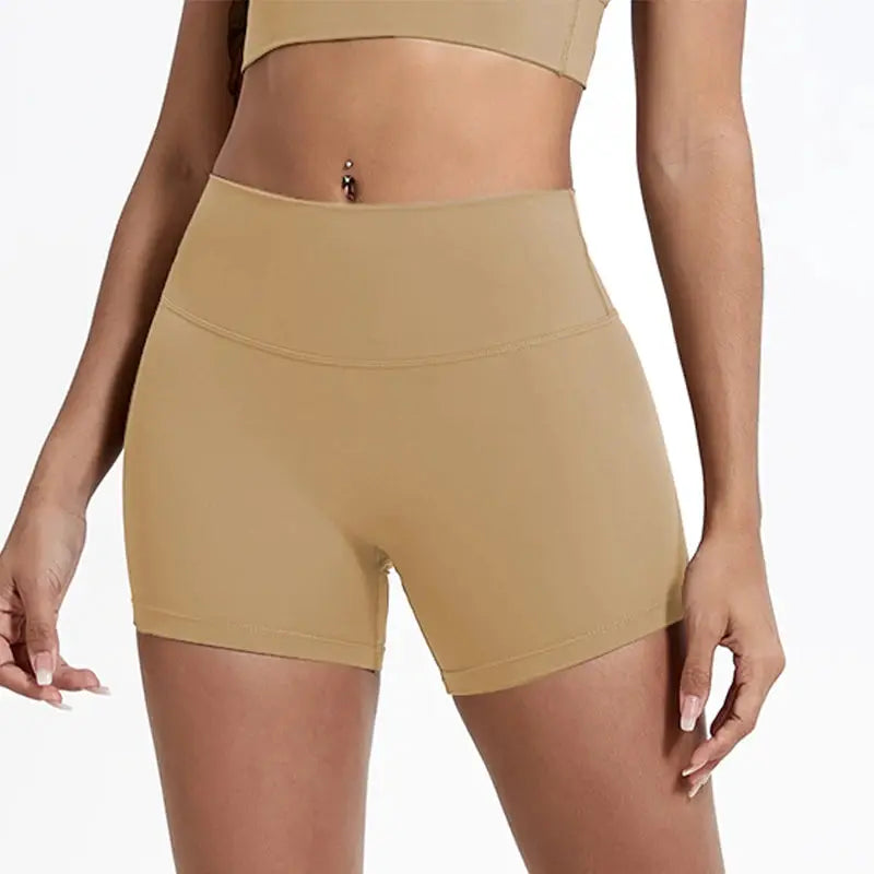 Hearuisavy Womens Running Shorts Compression High Waist Buttock Lift Leggings For Cycling Yoga Breathable Fitness Gear