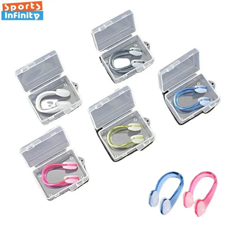 Professional Waterproof Anti Slip Silicone Swimming Nose Clip For Diving Nose Protection Accessories