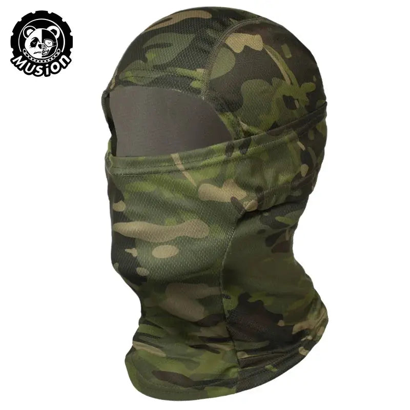 VeloGuard Motorcycle Balaclava Full Face Mask With Breathable Mesh For UV Sun Protection While Cycling