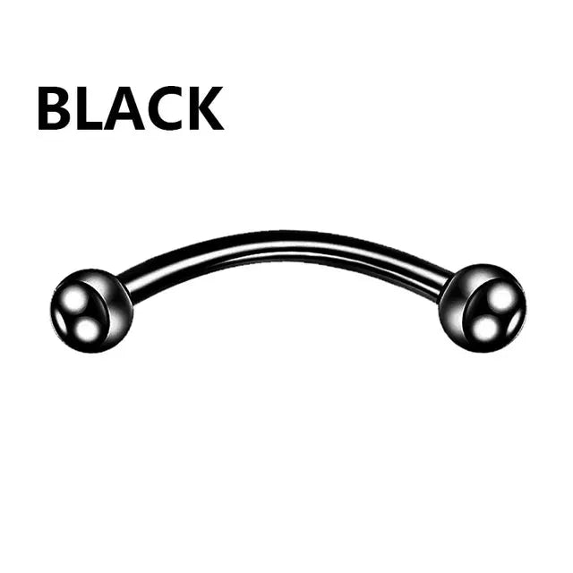 Stainless Steel Horseshoe Fake Nose Ring C Clip Septum Lip Hoop 1Pc For Women Men Jewelry