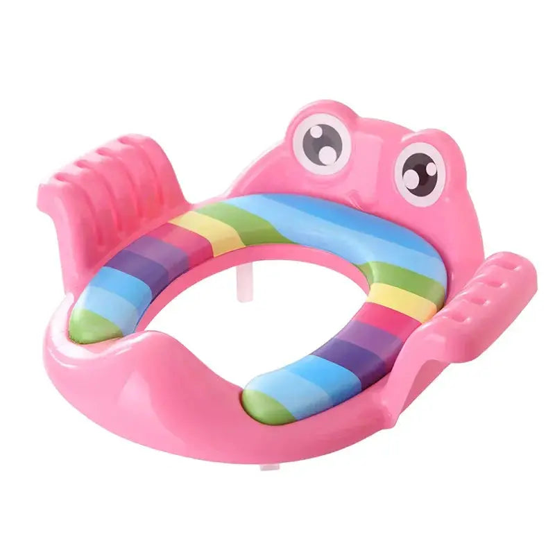 Adjustable Toddler Potty Seat With Step Stool Ladder Cartoon Design Training Chair For Kids