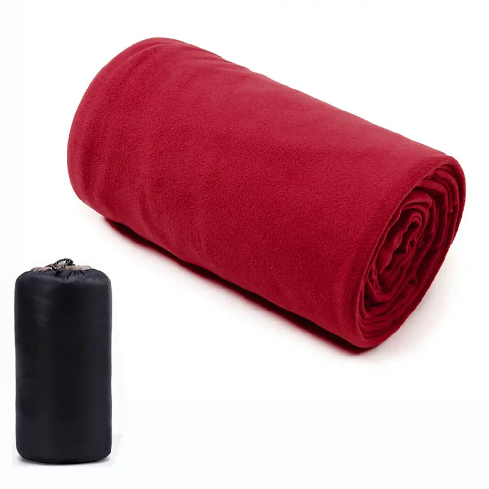 Ultra Light Fleece Sleeping Bag Liner For Adults Portable Warm Bedding For Camping And Travel