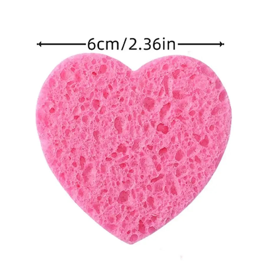 10 Pcs Cellulose Face Sponges Cleansing Makeup Removal Spa Quality