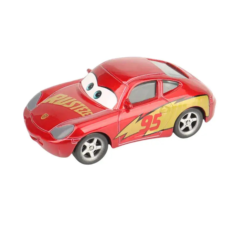 Disney Pixar Cars One Fifty Five Scale Diecast Lightning McQueen And Mater Metal Car Model Collectible Toy
