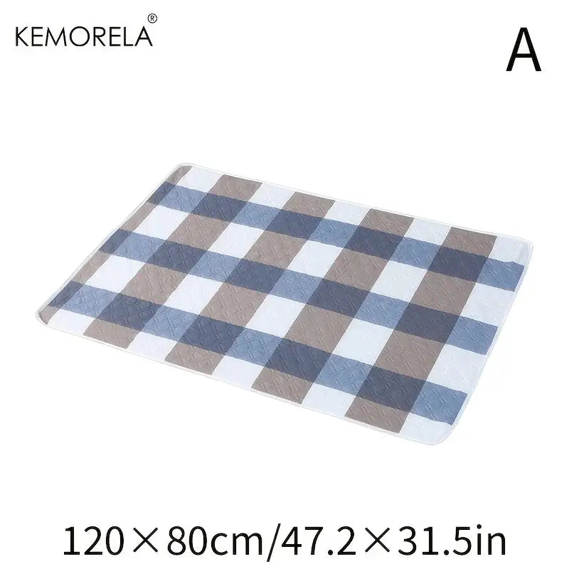 Kemorela Washable Cage Mat 31x47 1 Pack for Guinea Pigs Hamsters Rabbits Non Slip Absorbent Bedding