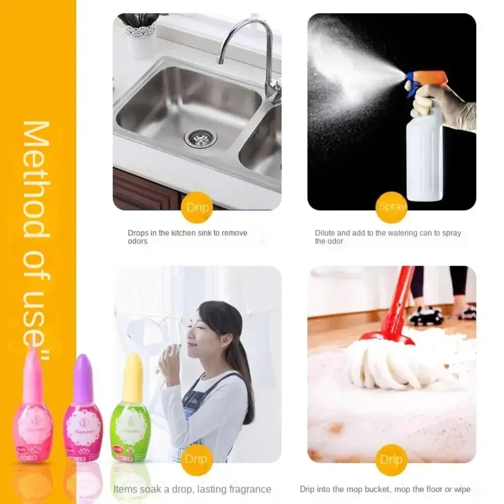 20ml One Drop Toilet Deodorant Fragrance Liquid Indoor Aromatherapy Air Freshener for Odor Elimination