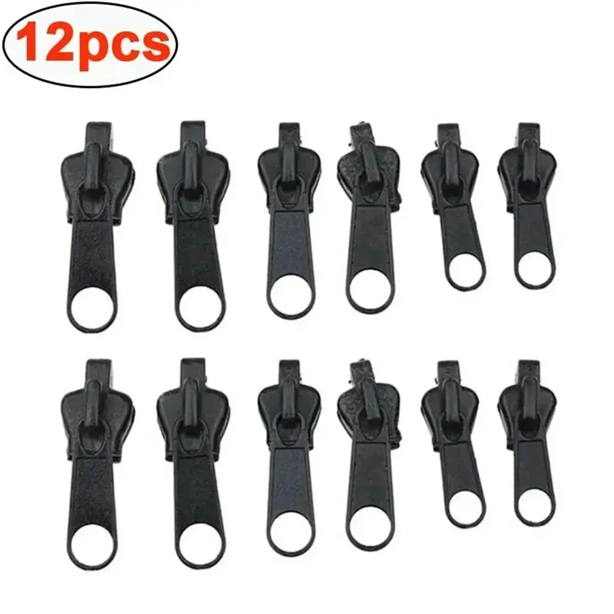 3 Sizes Universal Zipper Repair Kit Instant Fix Replacement Zip Slider Teeth Rescue For Clothing Bags And Accessories