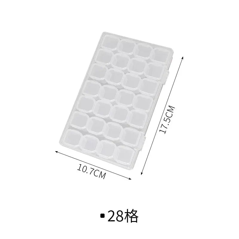 Portable Transparent Jewelry Box For Earrings And Necklaces With Antioxidation Tray And Travel Storage