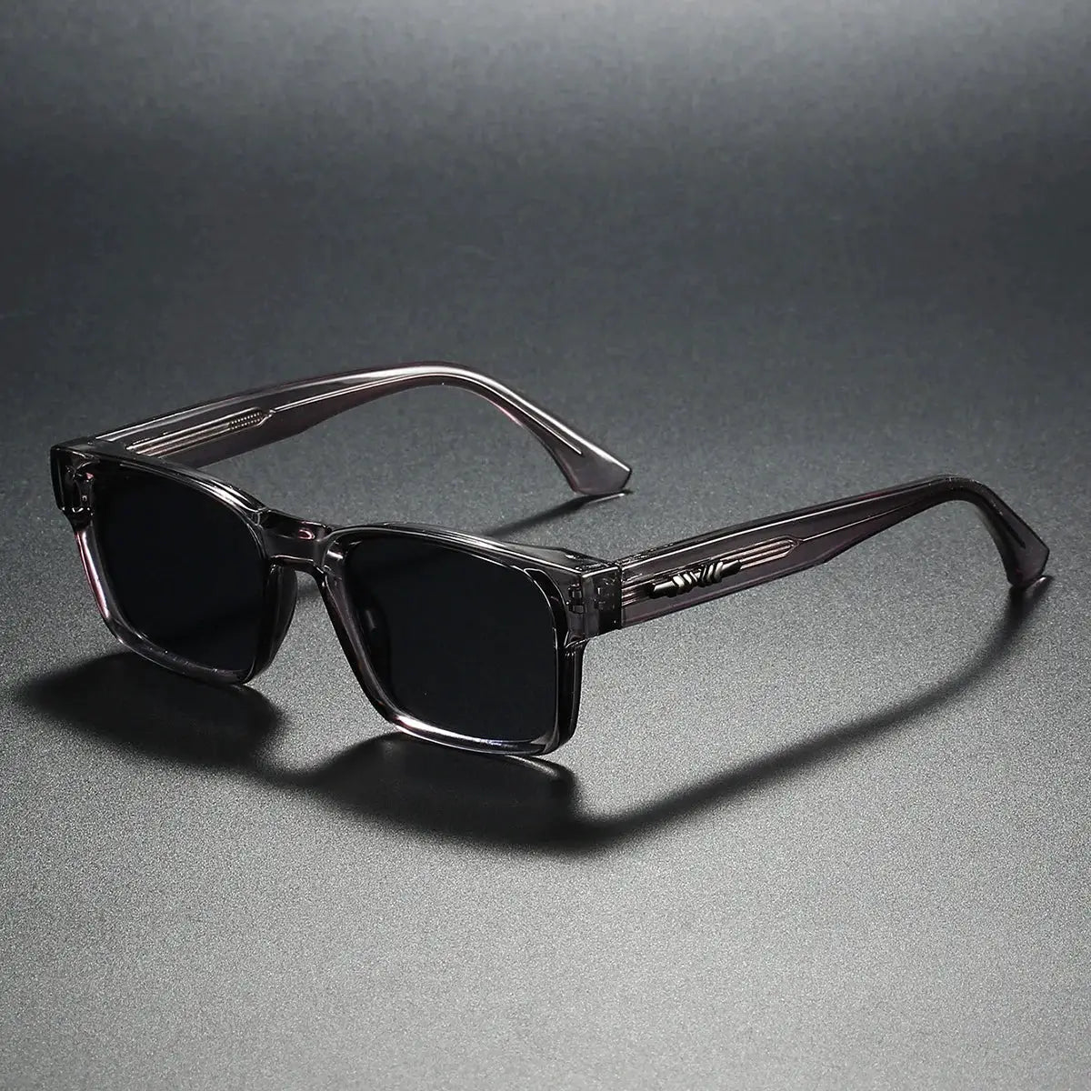 Quality Square Polarized Sunglasses For Men And Unisex With Durable Metal Core UV400 Protection