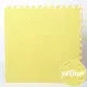 Massage cushion EVA foam puzzle mat by Simples Market in yellow with interlocking edges