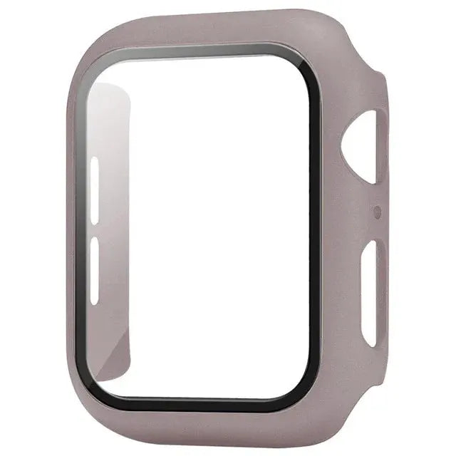 Glass+Cover For Apple Watch case 10 9 8 7 6 SE 5 iWatch Accessorie Screen Protector iWatch series 46mm 44mm 40mm 41 45mm 38 42mm