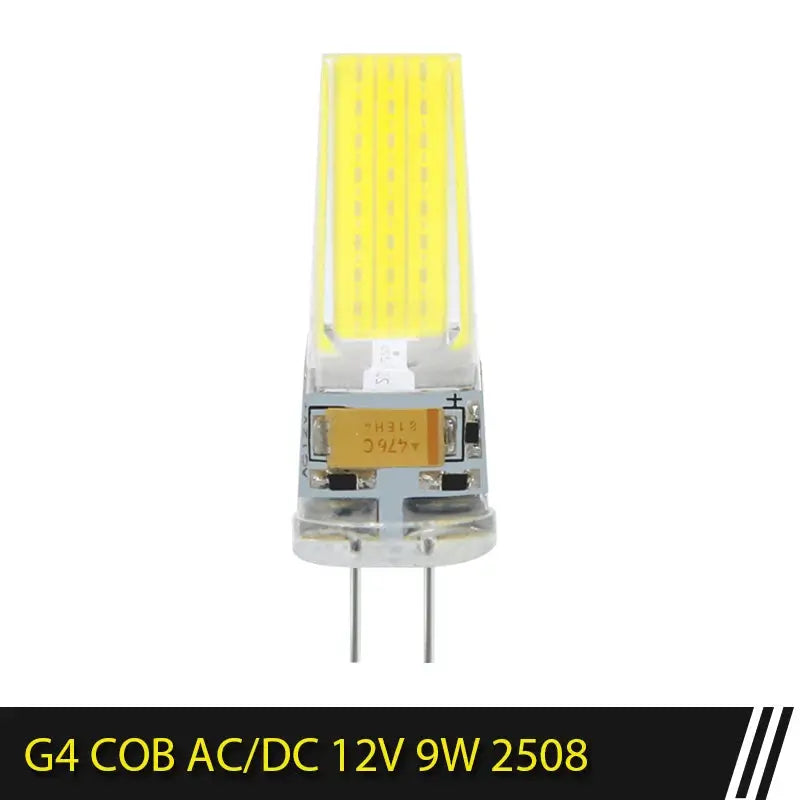 G4 LED COB Lamp Dimmable 6W 9W Bulb E14 AC DC 12V 220V G9 Spotlight For Chandelier Lighting Replace Halogen