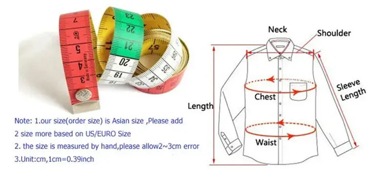 Simples Market bamboo fiber men's long sleeve black shirt, sizes 5XL–8XL, with tape measure and sizing diagram