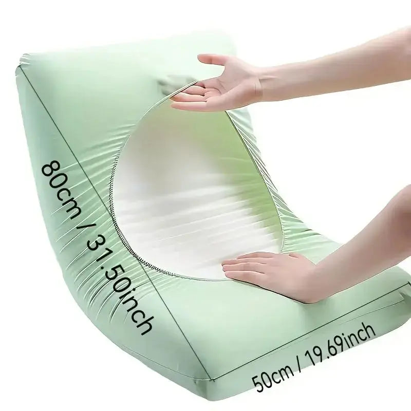 Simples Market 10-pack disposable pillow cases, thickened breathable, light green 80×50 cm travel pillow cover