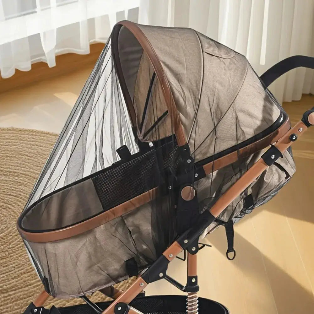 Stroller Mosquito Net Full Coverage Dense Mesh for Superior Insect Protection Polyester for Babies and Toddlers