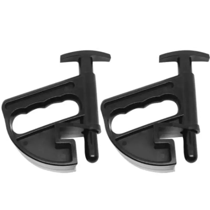 2-pack black universal car tire bead clamp tools for rim bead changing