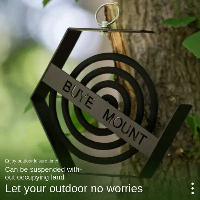 Outdoor Hanging Mosquito Coil Holder for Camping and Hiking Mosquito Coil Tray Organizer