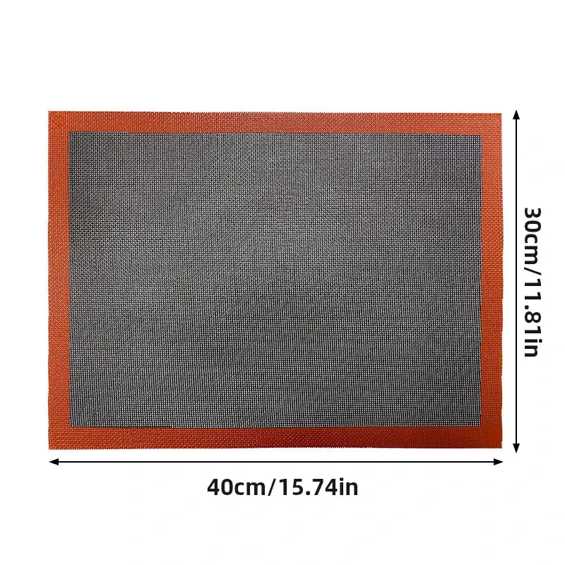 30x40cm Silicone Grill Mat Breathable Baking Mat For Cookies And Bread Oven Microwave Safe High Temperature Kitchen Tools