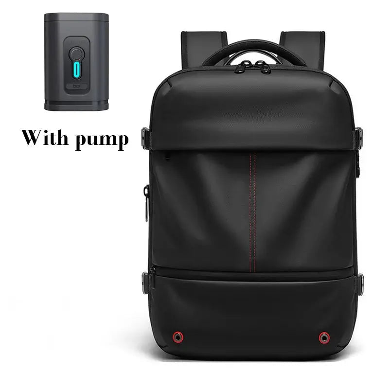 VoyagePro Travel Casual 16 Inch Vacuum Compression Laptop Backpack With USB Charging Waterproof Oxford 40L Expandable