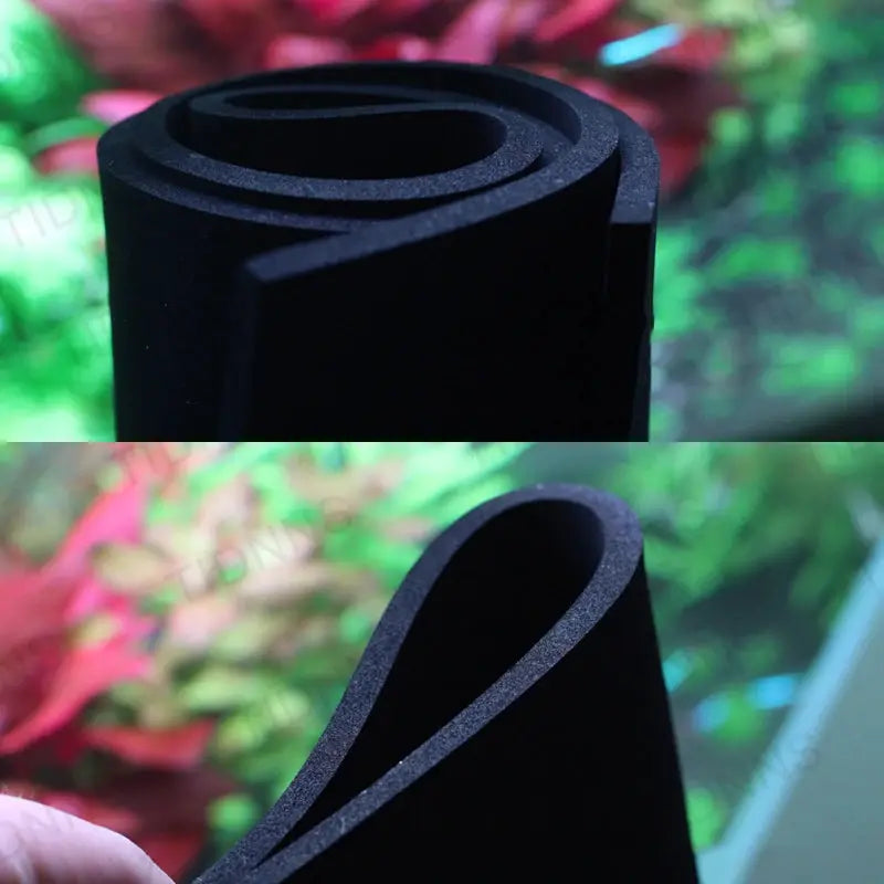 Fish Tank Mat Aquarium Anti Slip Pad Shock Absorbing Thickened Black Mat For Turtle Tanks Insulation And Noise Reduction