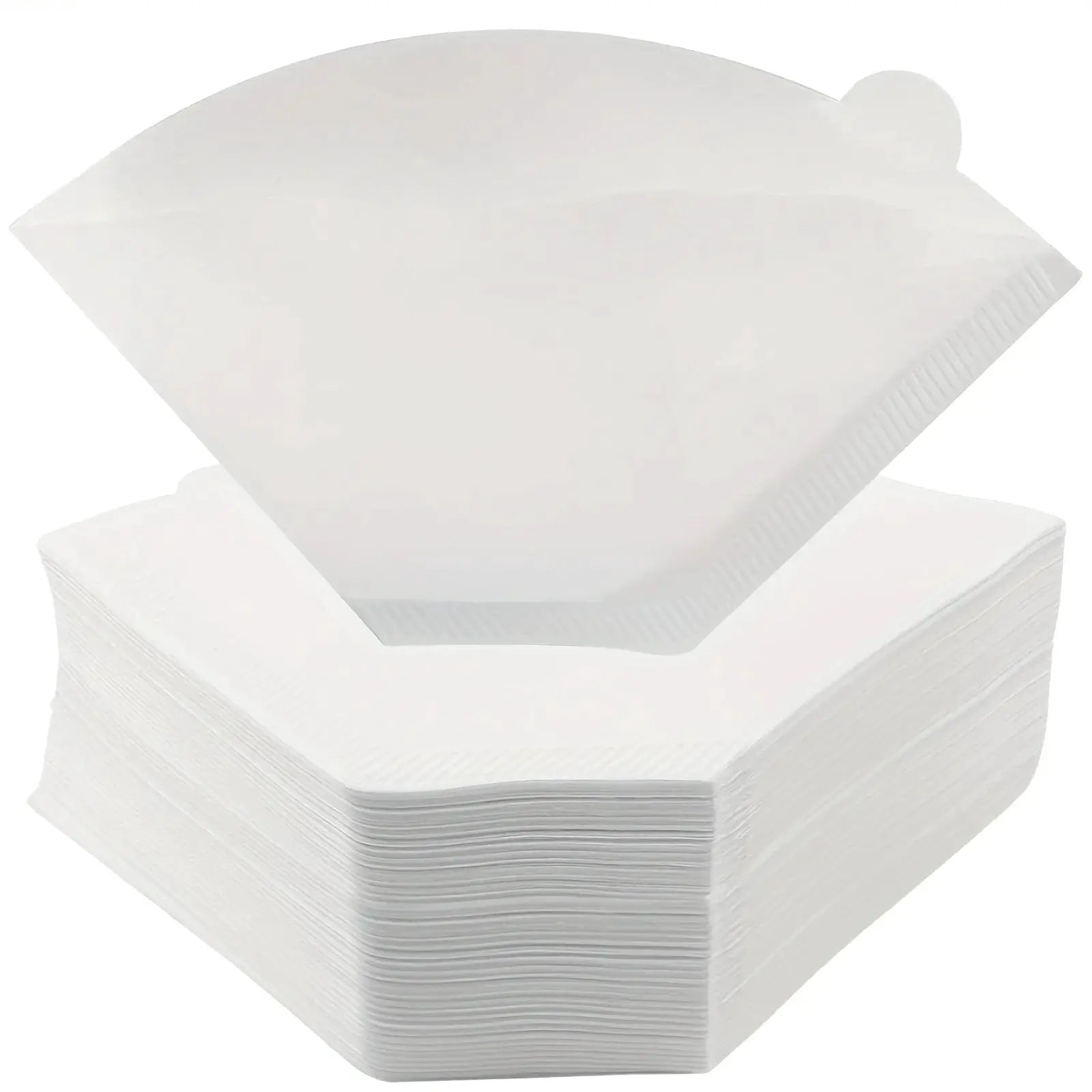 U-Shaped Disposable Coffee Filter Paper Bags Eco Friendly Hourglass Design For Optimal Coffee Extraction