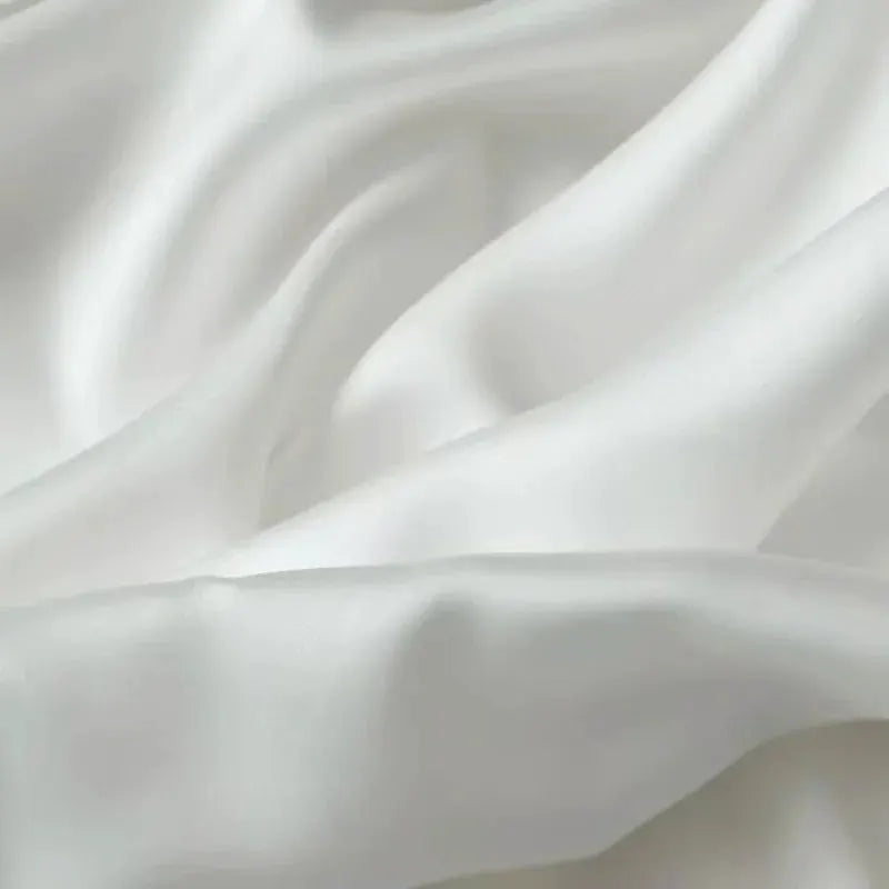 Eucalyptus Lyocell duvet cover, white, cooling bedding fabric
