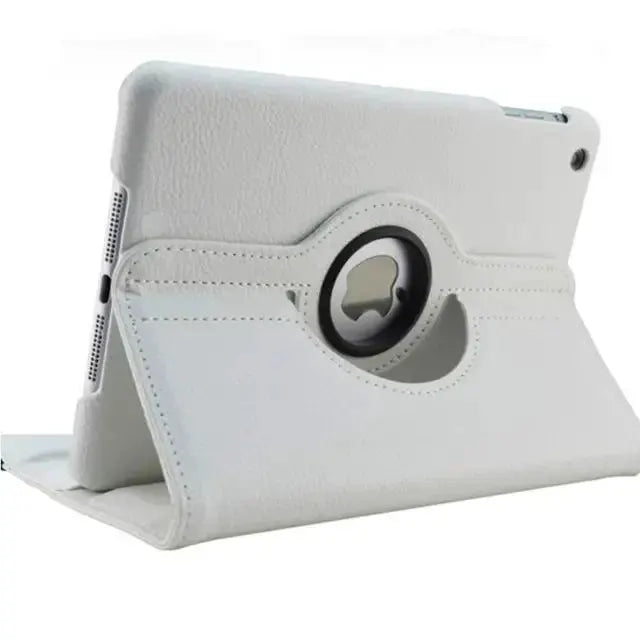 LuxeCase Leather Stand Cover For iPad 9.7, 10.2, 10.9 And 11 Inch Models With Full 360 Degree Rotation