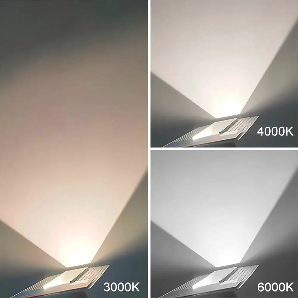 SANDIY sensor wall sconce lamp; recessed frameless stair light, 3W, color temps 3000K/4000K/6000K.