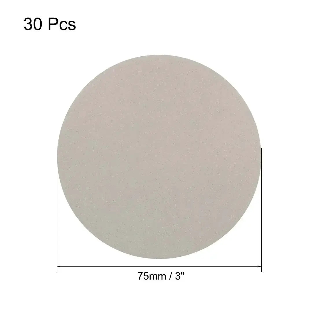 30 Pack Waterproof Sandpaper Discs Assorted Grit 800 To 3000 Hook And Loop Wet Sanding Metal Car Body Woodworking